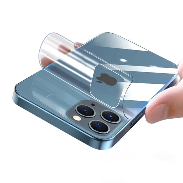 2-PACK iPhone 12 Hydrogel Skärmskydd Fram- & Baksida HD 0,2mm
