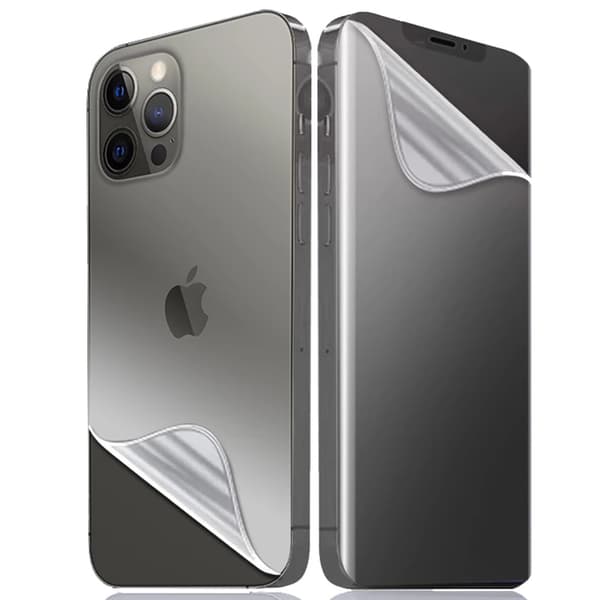2-PACK iPhone 12 Hydrogel Skärmskydd Fram- & Baksida HD 0,2mm