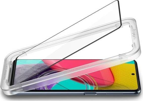 Härdat glas Spigen ALM GLASS FC GALAXY M53 5G Svart