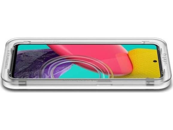 Härdat glas Spigen ALM GLASS FC GALAXY M53 5G Svart