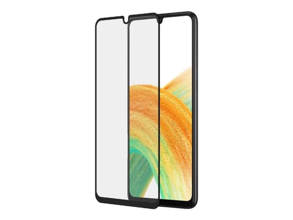 SAFE. by PanzerGlass™ | Case-Friendly - Skærmbeskytter for mobiltelefon - Edge-to-Edge passform - rammefarve sort | Samsung Galaxy A33 5G