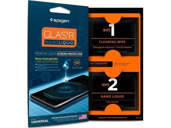 Spigen GLAS.tR Nano Liquid - Skjermbeskyttelse for mobiltelefon - blank