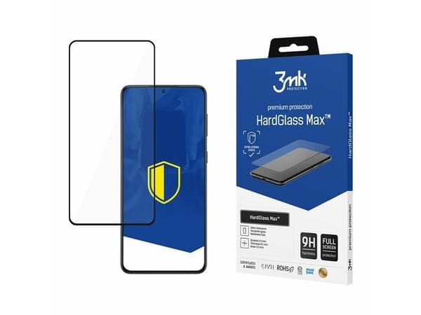 3MK HardGlass Max Samsung Galaxy S22 lajiteltu karkaistu lasi