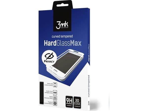 3MK Glass Max Privacy iPhone 13 Mini5.4" black, FullScreen Glass Privacy