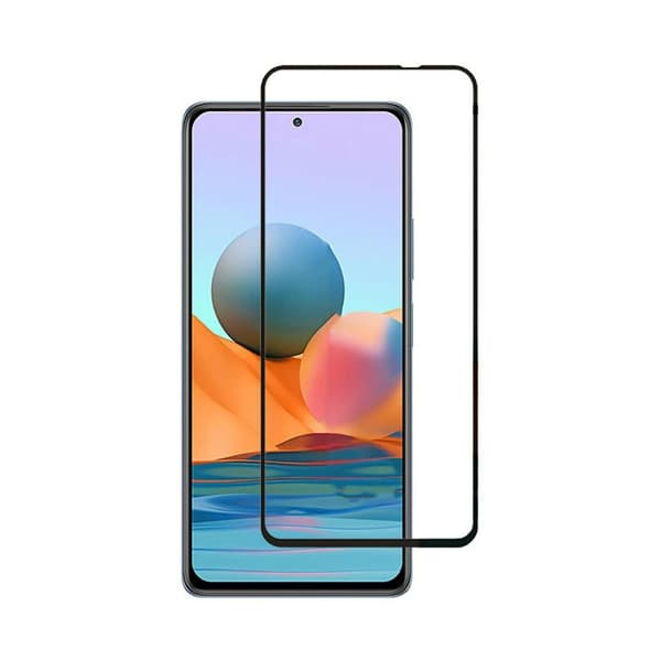 Skärmskydd Xiaomi Redmi Note 11 - 3D Härdat Glas Svart (miljö)