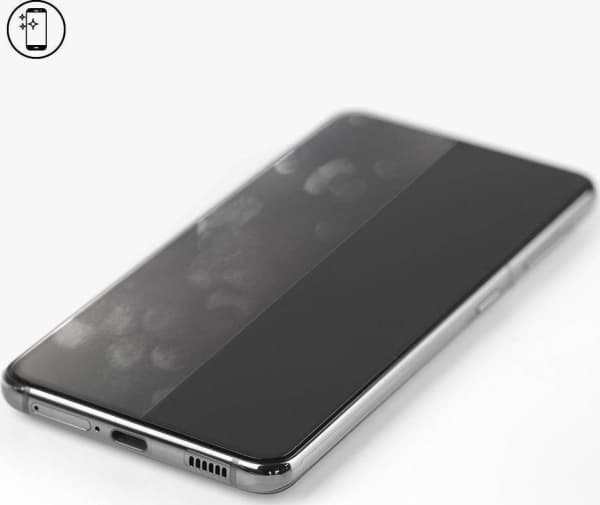 MyScreen Protector Realme C21Y - Herdet glass for lett avrundede skjermer DIAMOND GLASS LITE kant FULLLIM