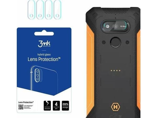 3MK Hybrid glass for kameralinse 3MK Lens Protection MyPhone Hammer Explorer Plus Eco [4 PACK]