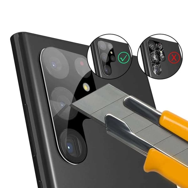 2-pakkaus Kattava Galaxy S22 Ultra Camereral Surces Glass