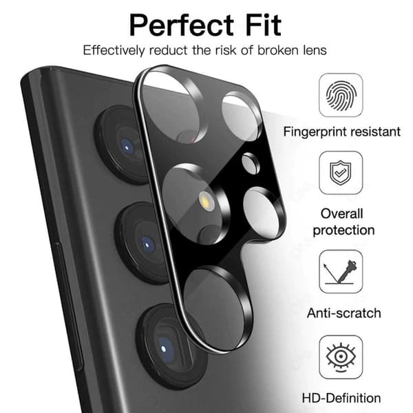 2-pakkaus Kattava Galaxy S22 Ultra Camereral Surces Glass