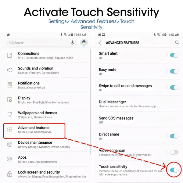 Samsung Galaxy A22 5G - Hærdet Glas Skærmbeskyttelse