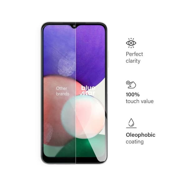 Blue Star Härdat Glas Skärmskydd till Samsung Galaxy A22 5G