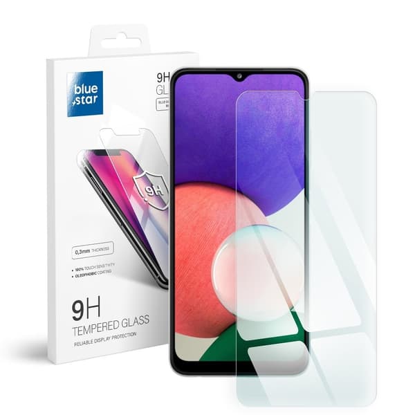 Blue Star Härdat Glas Skärmskydd till Samsung Galaxy A22 5G