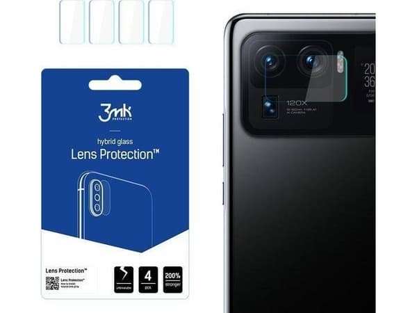 3MK 3MK Lens Protect Xiaomi Mi 11 Ultra 5G Suojaus kameran objektiiville 4kpl
