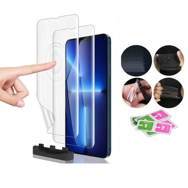 3-PACK iPhone 14 Pro Max Hydrogel Skärmskydd HD 0,2mm