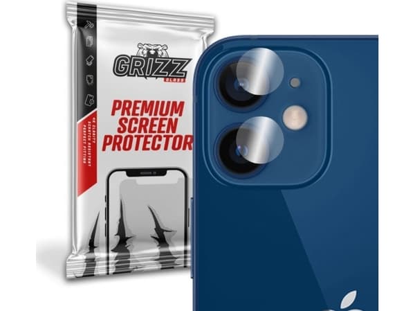 GrizzGlass Szkło hybrydowe na aparat Grizz Apple iPhone 12 mini