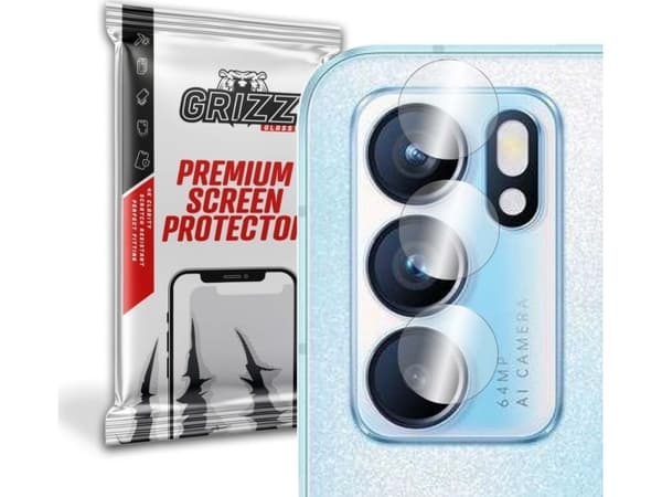 GrizzGlass Hybridglas för Grizz OPPO Reno 6 kamera