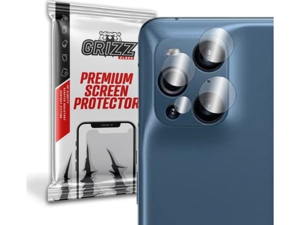 GrizzGlass Szkło hybrydowe na aparat Grizz Oppo Find X3 Pro 5G