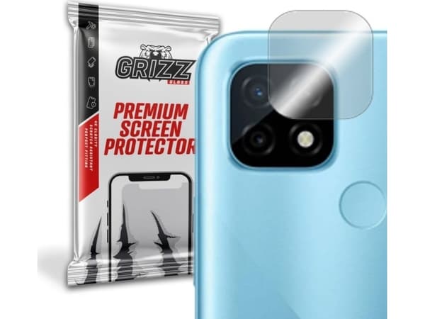 GrizzGlass Hybridglass for Grizz Realme C21-kameraet