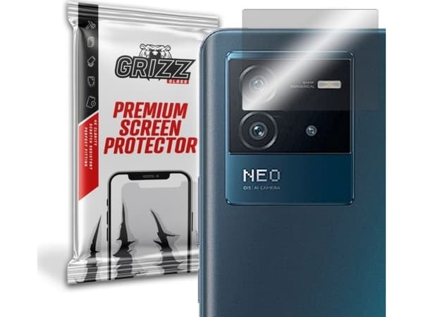 GrizzGlass Hybridglass for Grizz vivo iQOO Neo 6 SE-kameraet