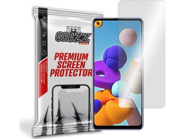 GrizzGlass Szkło hybrydowe Grizz Samsung Galaxy A21s