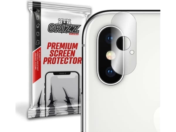 GrizzGlass Szkło hybrydowe na aparat Grizz Apple iPhone X