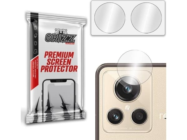 GrizzGlass Hybridglass for Grizz Realme GT 2 Master Explorer-kameraet