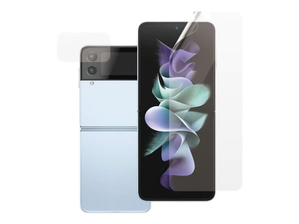 PanzerGlass™ | FlipFoldFlex - Skärmskydd för mobiltelefon - Kant-till-kant passform - Kristallklar | Samsung Galaxy Z Flip4