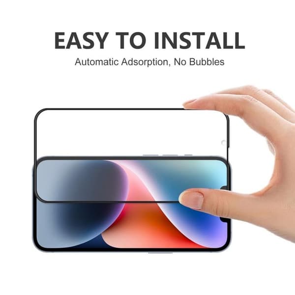 [2-PACK] iPhone 14 Härdat Glas Skärmskydd - Svart