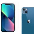 Miniatyrbild 1 av 9: [2-PACK] Skärmskydd iPhone 14 Plus Kameralinsskydd i Härdat glas Clear
