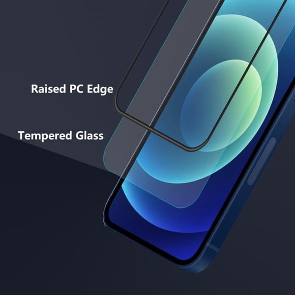 [2-PACK] Skärmskydd iPhone 14 Kameralinsskydd i Härdat glas Svart
