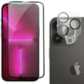 Miniatyrbild 1 av 7: [2-PACK] iPhone 14 Pro Kameralinsskydd i Härdat glas Svart