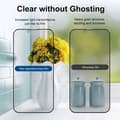 Miniatyrbild 6 av 7: [2-PACK] Privacy Härdat Glas Skärmskydd iPhone 14 Plus