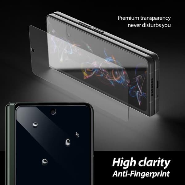 Whitestone 2-Pack Galaxy Z Fold 4 Härdat Glas Skärmskydd Dome