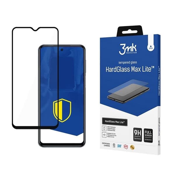 3MK Xiaomi Redmi Note 10 Pro Härdat Glas Skärmskydd Max Lite - Svart