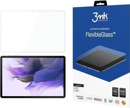 LCD apsauginė plėvelė 3MK Flexibelt glas Samsung T730 Tab S7 FE 12.4