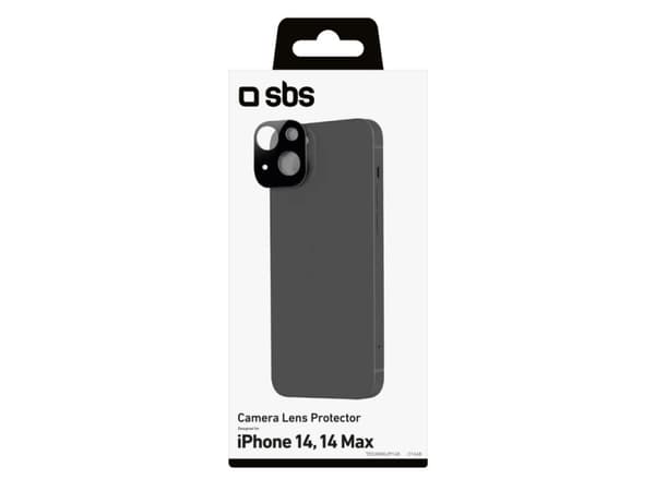 SBS kameralinsebeskytter for iPhone 14/14 Plus svart