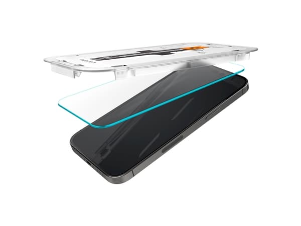 Spigen EZ FIT GLAS.tR, Apple, iPhone 14 Pro, Reptålig, Transparent, 1 styck