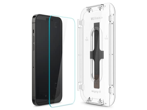 Spigen EZ FIT GLAS.tR, Apple, iPhone 14 Pro, Reptålig, Transparent, 1 styck