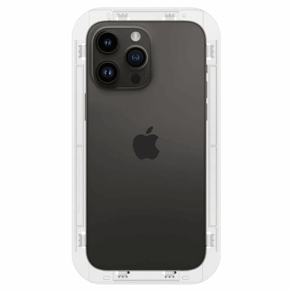 Spigen iPhone 14 Pro Härdat Glas Skärmskydd Ez-Fit 2-Pack - Clear