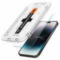 Miniatyrbild 4 av 11: Spigen iPhone 14 Pro Max Härdat Glas Skärmskydd Ez-Fit 2-Pack - Clear