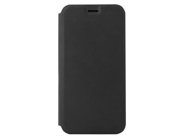 Screenor Clever - Lommebok for mobiltelefon - økolær - svart - for Apple iPhone 14 Pro Max