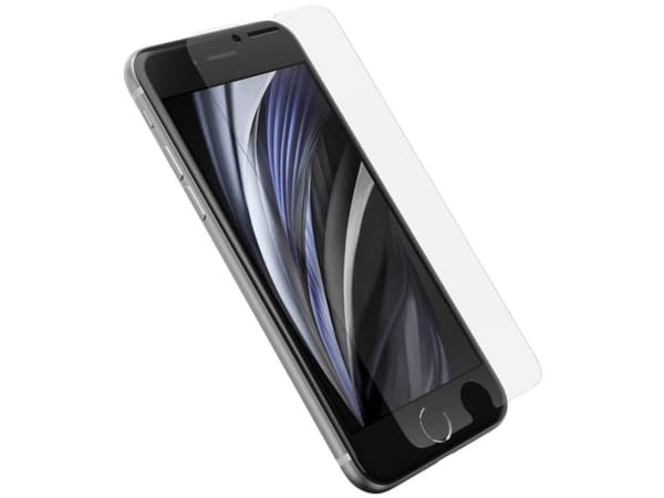 OtterBox Alpha Glass - Skärmskydd för mobiltelefon - antimikrobiell - glas - klar - för Apple iPhone 6, 6s, 7, 8, SE (3rd generation), SE (andra gene