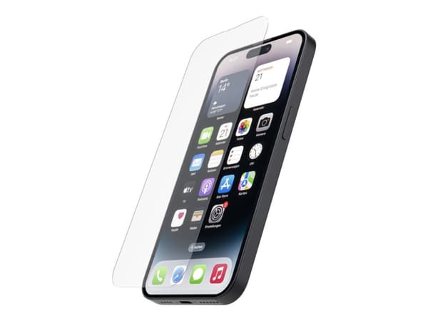 Hama Premium Crystal Glass, Apple, iPhone 14 Pro Max, Iskunkestävä, Iskunkestävä, Naarmuuntumisenkestävä, Läpinäkyvä, 1 kpl