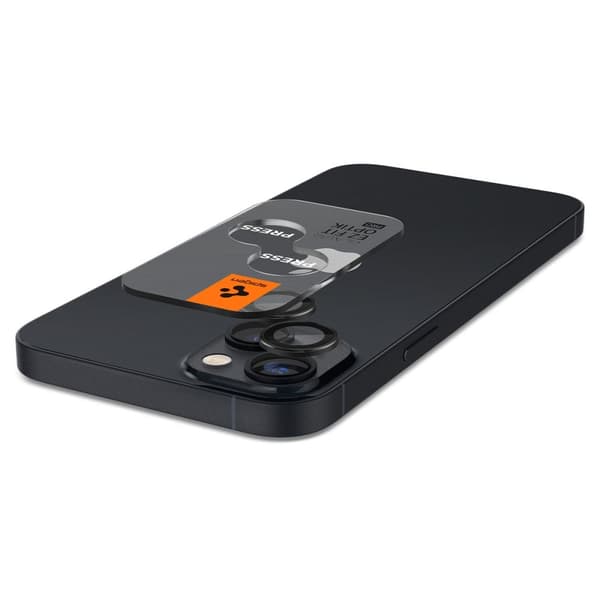 Spigen [2-PACK] iPhone 14/14 Plus Kameralinsskydd i Härdat Glas Optik Pro