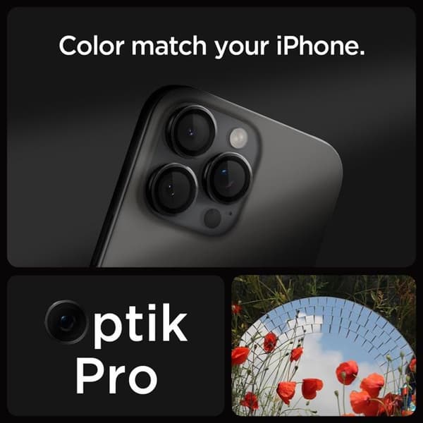 Spigen [2-PACK] iPhone 14 Pro/14 Pro Max Kameralinsskydd i Härdat Glas