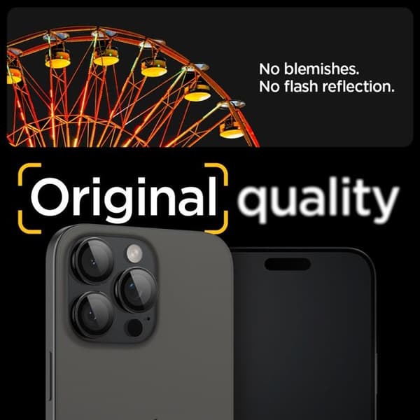 Spigen [2-PACK] iPhone 14 Pro/14 Pro Max Kameralinsskydd i Härdat Glas