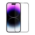Miniatyrbillede 1 af 3: Skärmskydd iPhone 14 Pro Max - 3D Härdat Glas Svart (miljö)