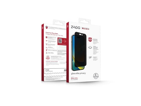 InvisibleShield Glass Elite Privacy, 15,5 cm (6.1"), Älypuhelin, Kehyksetön näytön yksityisyyssuodatin, Antimikrobinen, Yksityisyys, 110 g