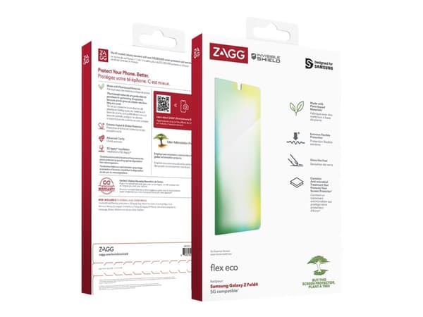 ZAGG InvisibleShield Fusion ECO - Skjermbeskyttelse for mobiltelefon - omslagskompatibel - film - for Samsung Galaxy Z Fold4