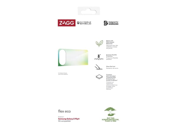 ZAGG InvisibleShield Fusion ECO - Skärmskydd för mobiltelefon - film - för Samsung Galaxy Z Flip4